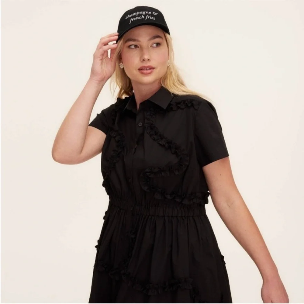 Kate Spade x Target Champagne & Fries Baseball Hat - Picture 2 of 7